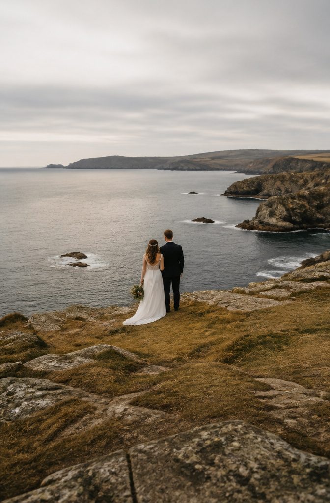 Intimate Elopement Wedding: 5 Ways to Plan One 3 Elopement wedding couple at a secluded beach ceremony